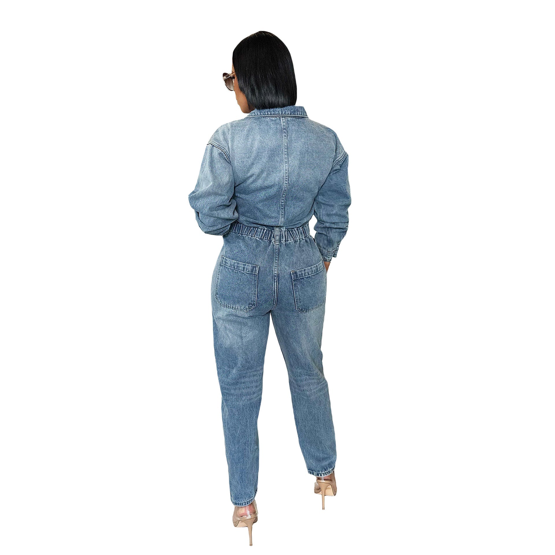 Women's Fashion Denim Jumpsuits - SUKSU - selling