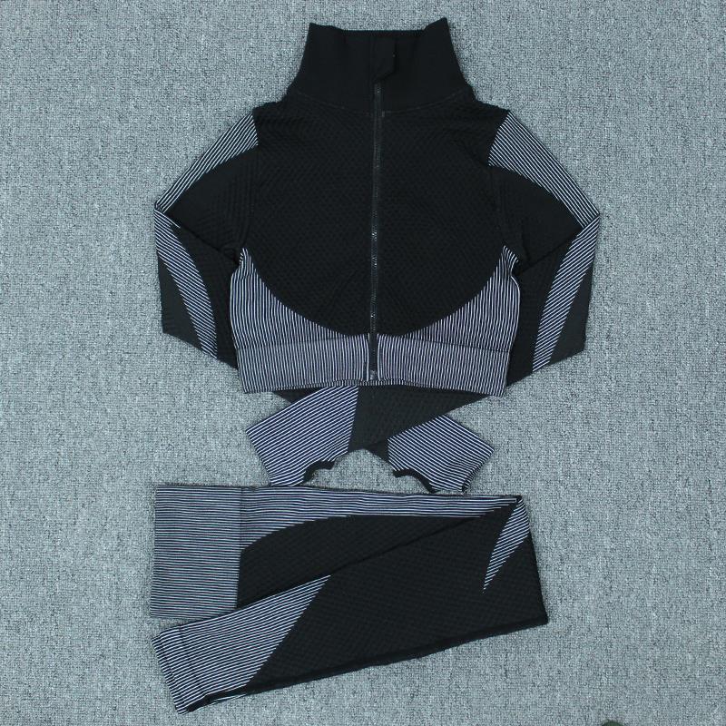 Womens Sportswear Crop Top bra Fitness High Waist Leggings - SUKSU - selling