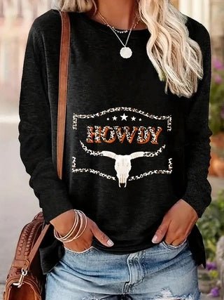 Women's Spring And Autumn Tops T-shirts - SUKSU - selling
