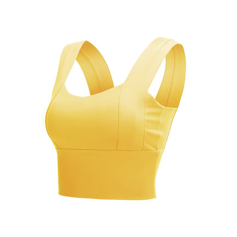 Yoga Crop Top For Women Sports Bra Sexy Underwear Push Up Bras Solid Athletic Vest Gym Fitness Shirt Sport Running Sportswear - SUKSU - selling